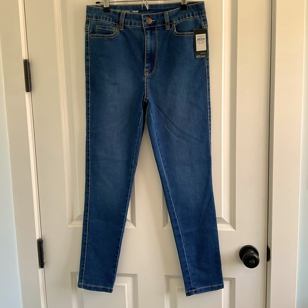 NWT Women's Avenue Butter Denim Skinny Blue Jeans